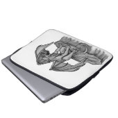 Golem Gargoyle Laptopschutzhülle (Vorne Knopf)