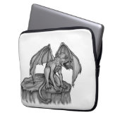 Golem Gargoyle Laptopschutzhülle (Vorderseite Links)