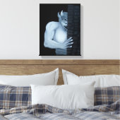 Golem - Gargoyle Leinwanddruck (Insitu (Schlafzimmer))