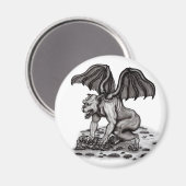 Golem Gargoyle Magnet (Vorderseite/Rückseite)