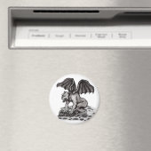 Golem Gargoyle Magnet (In Situ (Geschirrspüler))