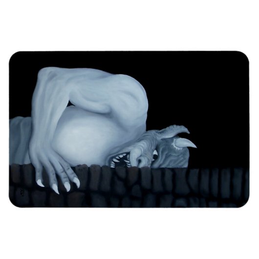 Golem - Gargoyle Magnet (Horizontal)