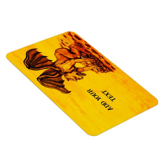 Golem Gargoyle Magnet (Rechte Seite)