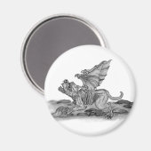 Golem Gargoyle Magnet (Vorderseite/Rückseite)