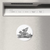 Golem Gargoyle Magnet (In Situ (Geschirrspüler))