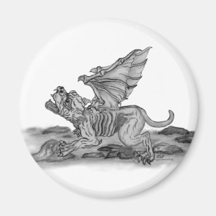 Golem Gargoyle Magnet