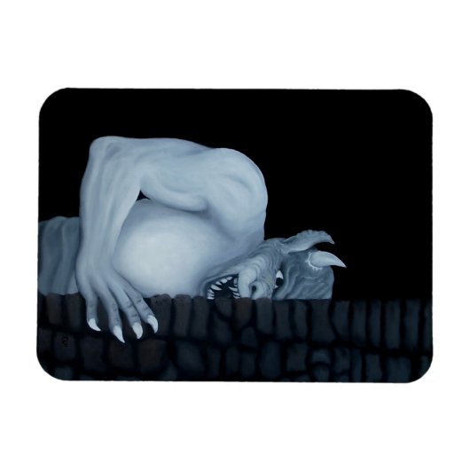 Golem - Gargoyle Magnet (Horizontal)