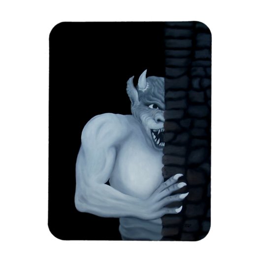 Golem - Gargoyle Magnet (Vertikal)