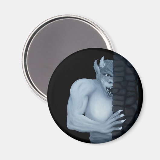 Golem - Gargoyle Magnet (Vorderseite/Rückseite)