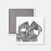 Golem Gargoyle Magnet (Vorderseite/Rückseite)