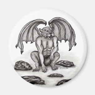Golem Gargoyle Magnet