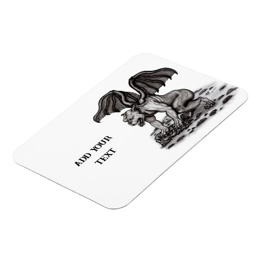 Golem Gargoyle Magnet (Linke Seite)