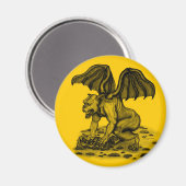 Golem Gargoyle Magnet (Vorderseite/Rückseite)