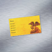 Golem Gargoyle Magnet Business Card (Beispiel)