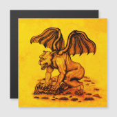 Golem Gargoyle Magnetkarte (Vorne/Hinten)