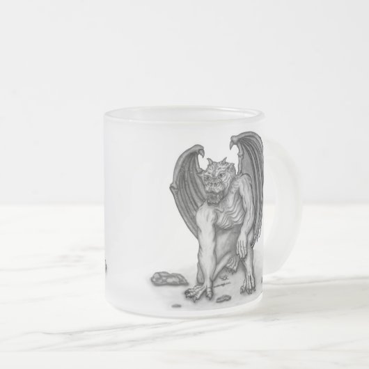 Golem Gargoyle Mattglastasse (VorderseiteRechts)
