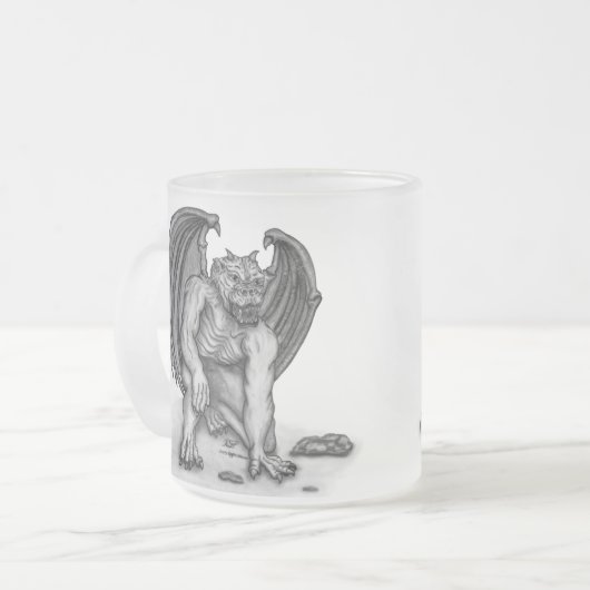 Golem Gargoyle Mattglastasse (Vorderseite Links)