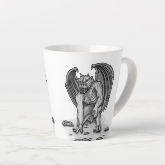 Golem Gargoyle Milchtasse (Rechte Ecke)