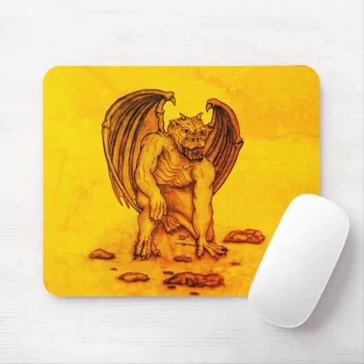 Golem Gargoyle Mousepad (Mit Mouse)