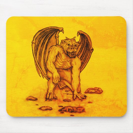 Golem Gargoyle Mousepad (Vorne)