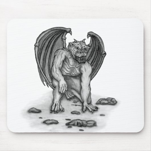 Golem Gargoyle Mousepad (Vorne)