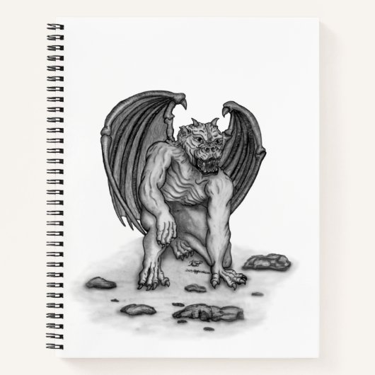 Golem Gargoyle Notizblock (Vorderseite)