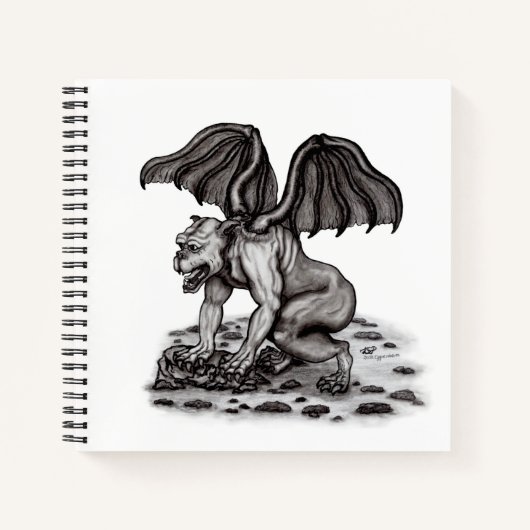 Golem Gargoyle Notizblock (Vorderseite)