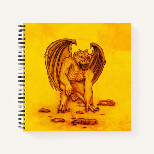 Golem Gargoyle Notizblock (Vorderseite)