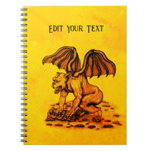 Golem Gargoyle Notizblock