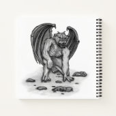 Golem Gargoyle Notizblock (Rückseite)