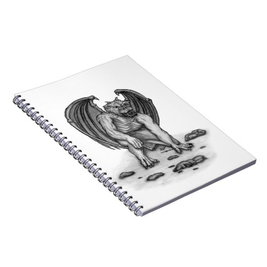 Golem Gargoyle Notizblock (Rechte Seite)