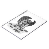 Golem Gargoyle Notizblock (Linke Seite)