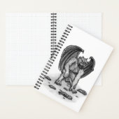 Golem Gargoyle Notizblock (Innen)