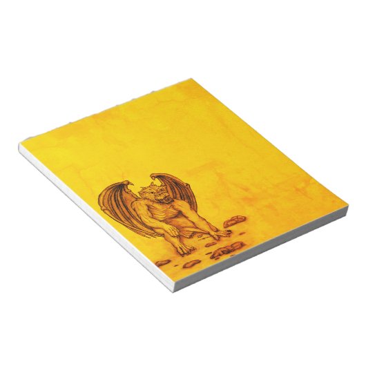 Golem Gargoyle Notizblock (angewinkelt)