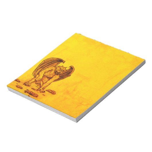 Golem Gargoyle Notizblock (Rotiert)