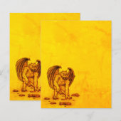 Golem Gargoyle Paper Sheet (Vorne/Hinten)