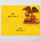 Golem Gargoyle Paper Sheet (Rückseite)