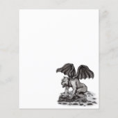 Golem Gargoyle Paper Sheet (Rückseite)