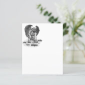 Golem Gargoyle Paper Sheet (Stehend Vorderseite)