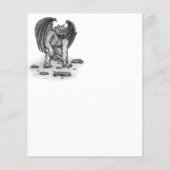 Golem Gargoyle Paper Sheet (Rückseite)