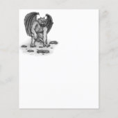 Golem Gargoyle Paper Sheet (Vorderseite)
