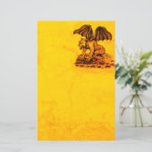 Golem Gargoyle Paper Sheet (Stehend Vorderseite)