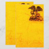 Golem Gargoyle Paper Sheet (Vorne/Hinten)