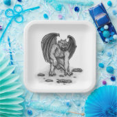 Golem Gargoyle Pappteller (Party)