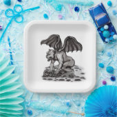 Golem Gargoyle Pappteller (Party)