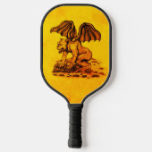 Golem Gargoyle Pickleball Schläger (Rückseite)