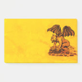 Golem Gargoyle Post-it Klebezettel (Vorderseite)