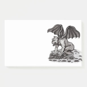 Golem Gargoyle Post-it Klebezettel