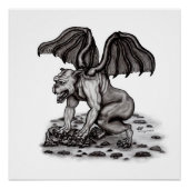 Golem Gargoyle Poster (Vorderseite)