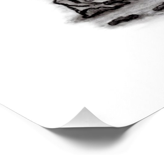 Golem Gargoyle Poster (Ecke)